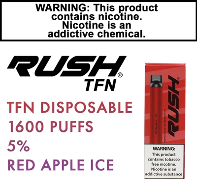 Rush TFN Red Apple Ice Disposable 50mg