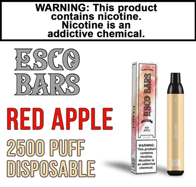 Esco Bar Red Apple 50mg