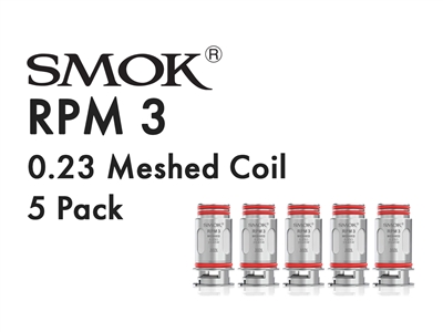 Smok RPM 3 0.23oHm Mesh Coils 5 Pack