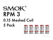 Smok RPM 3 0.15oHm Mesh Coils 5 Pack