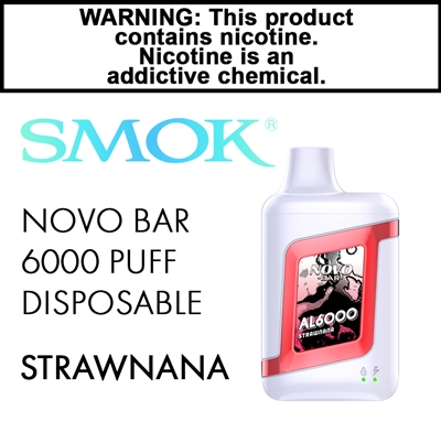 SMOK Novo Bar Disposable Strawnana 50mg