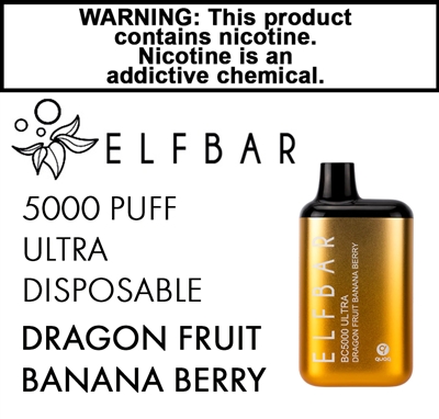 Elfbar Ultra Disposable Dragon Fruit Banana Berry 50mg