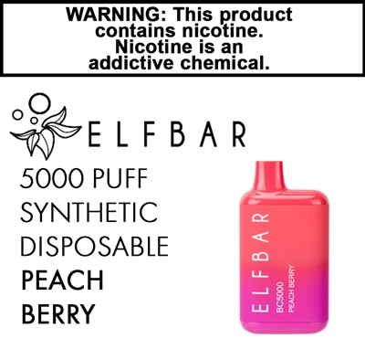 Elfbar Synthetic Disposable Peach Berry 50mg