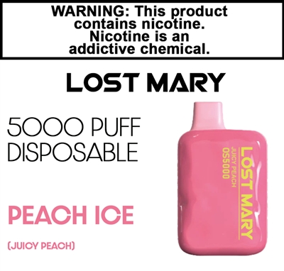 Lost Mary 5000 Puff Disposable Juicy Peach 50mg
