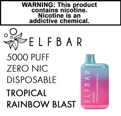Elfbar Disposable Tropical Rainbow Blast 0mg