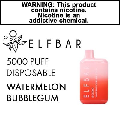 Elfbar Disposable Watermelon Bubblegum 50mg