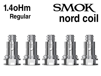 Smok Nord 1.4oHm Regular Coils - 5 Pack