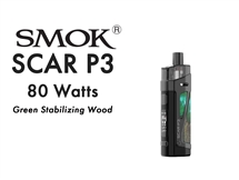 Smok Scar P3 Green Stabilizing Wood