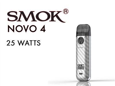 SMOK Novo 4 Kit Silver Carbon Fiber