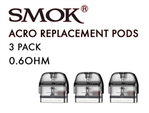 SMOK Acro 0.6ohm MTL Replacement Pods 3 Pack
