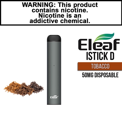 Eleaf Istick D - Tobacco - 50mg Disposable