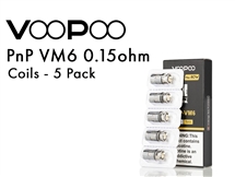 VooPoo PnP VM6 Coils 0.15ohm 5 Pack
