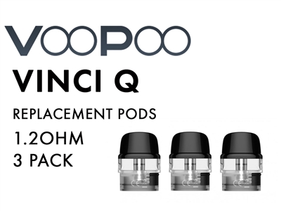 VooPoo Vinci Q Replacement Pod 1.2 ohm 3 Pack
