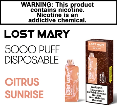 Lost Mary MO5000 Disposable Citrus Sunrise 50mg