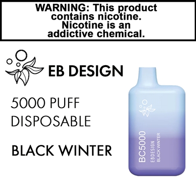 EB Design Disposable Black Winter 50mg