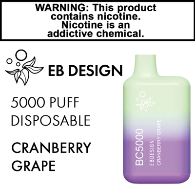 EB Design Disposable Cranberry Grape 50mg