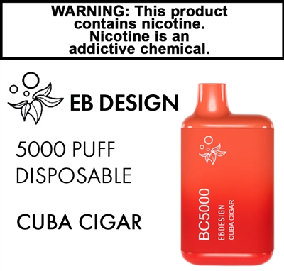 EB Design Disposable Cuba Cigar50mg