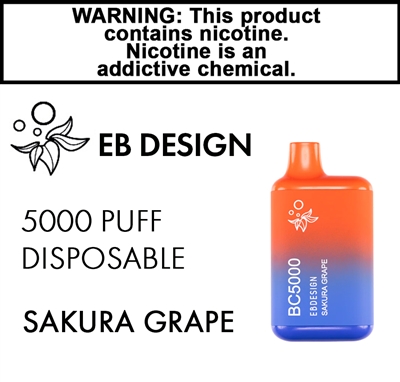 EB Design Disposable Sakura Grape 50mg