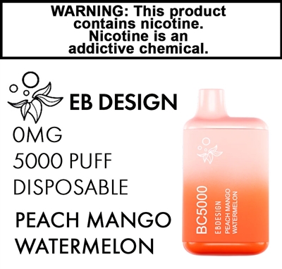 EB Design Disposable Peach Mango Watermelon 0MG
