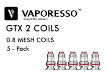 Vaporesso GTX 2 Coil 5 Pack 0.8ohm Mesh
