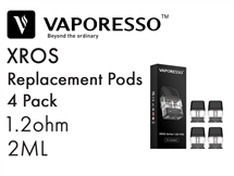 Vaporesso XROS Pods 1.2ohm 4 Pack