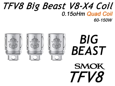 Smok TFV8 Big Beast Coils - V8X4