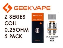 GeekVape Z Series Coil 0.25ohm 5 Pack