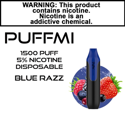 Puffmi Disposable Blue Razz 50mg