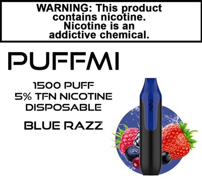 Puffmi TFN Disposable Blue Razz 50mg
