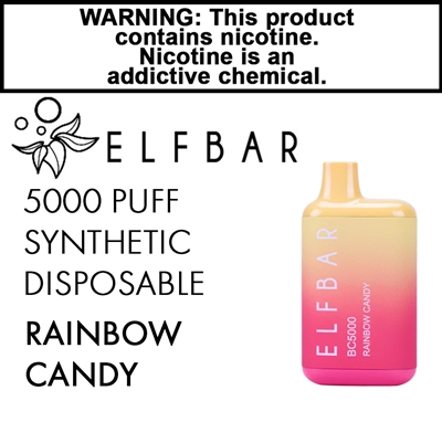 Elfbar Synthetic Disposable Rainbow Candy 50mg