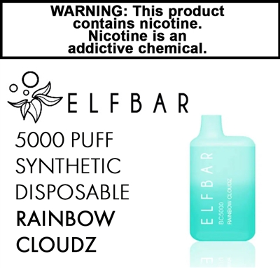 Elfbar Synthetic Disposable Rainbow Cloudz 50mg
