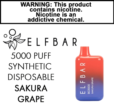 Elfbar Synthetic Disposable Sakura Grape 50mg