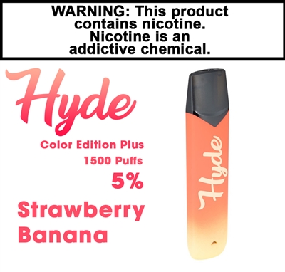 Hyde Plus Disposable Strawberry Banana 50mg