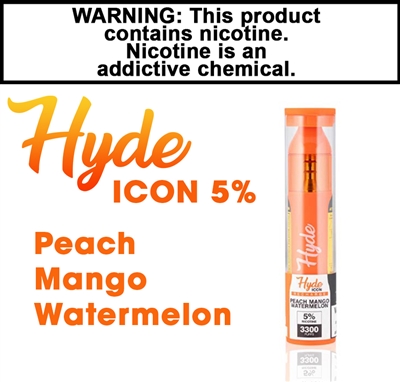 Hyde Icon Disposable Peach Mango Watermelon 50mg