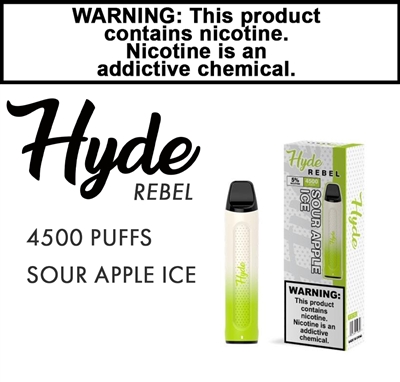 Hyde Rebel Disposable Sour Apple Ice 50mg