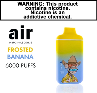 Air Disposable Frosted Banana 50mg