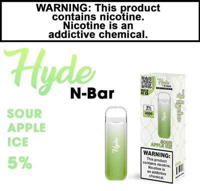 Hyde N-Bar Sour Apple Ice 50mg