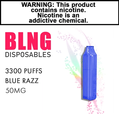 BLNG Disposable Blue Razz 50mg