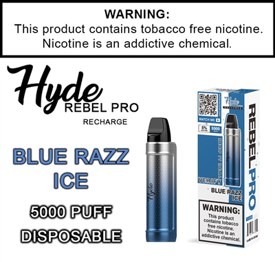 Hyde Rebel Pro Disposable Blue Razz Ice 50mg