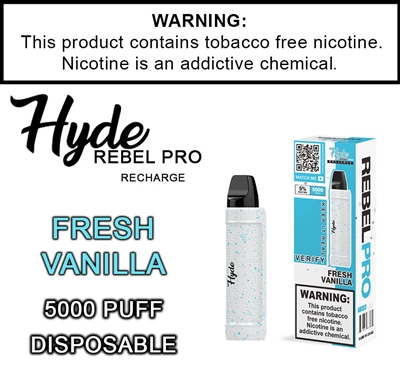Hyde Rebel Pro Disposable Fresh Vanilla 50mg