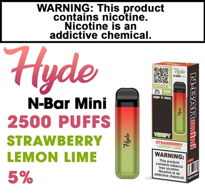 Hyde N-Bar Mini Strawberry Lemon Lime 50mg