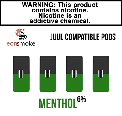 Eon Smoke Juul Compatible Pods - Menthol (6%)