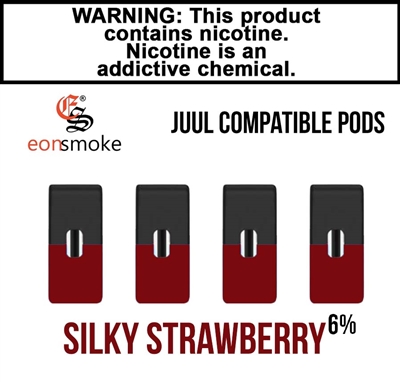 Eon Smoke Juul Compatible Pods - Silky Strawberry (6%)
