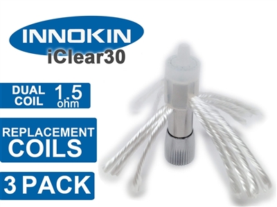 Innokin iClear30 Replacement Coil Dual Coil 3 Pack