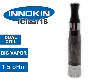 Innokin iClear16 Tank Clear 1.6ml Dual Coil Replaceable Coils