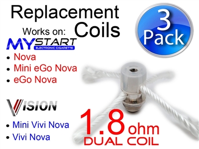 Vision ViVi Nova and Mini Replacement Coil 1.8ohm  Electronic Cigarette  in Charleston South Carolina
