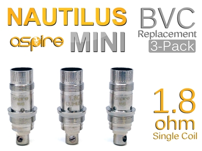 Nautilus BVC Replacement Coils 3-Pack