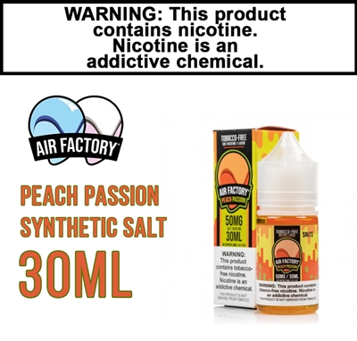 Air Factory Synthetic Salts Peach Passion 30mL