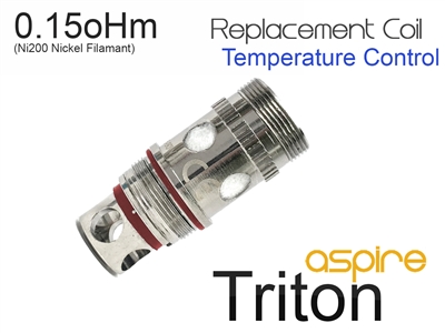 Aspire Triton Replacement Coil Temperature Control - 0.15 oHm