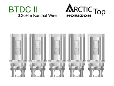 Horizon Arctic Top BTDC II Coil - 0.2oHm 5 Pack